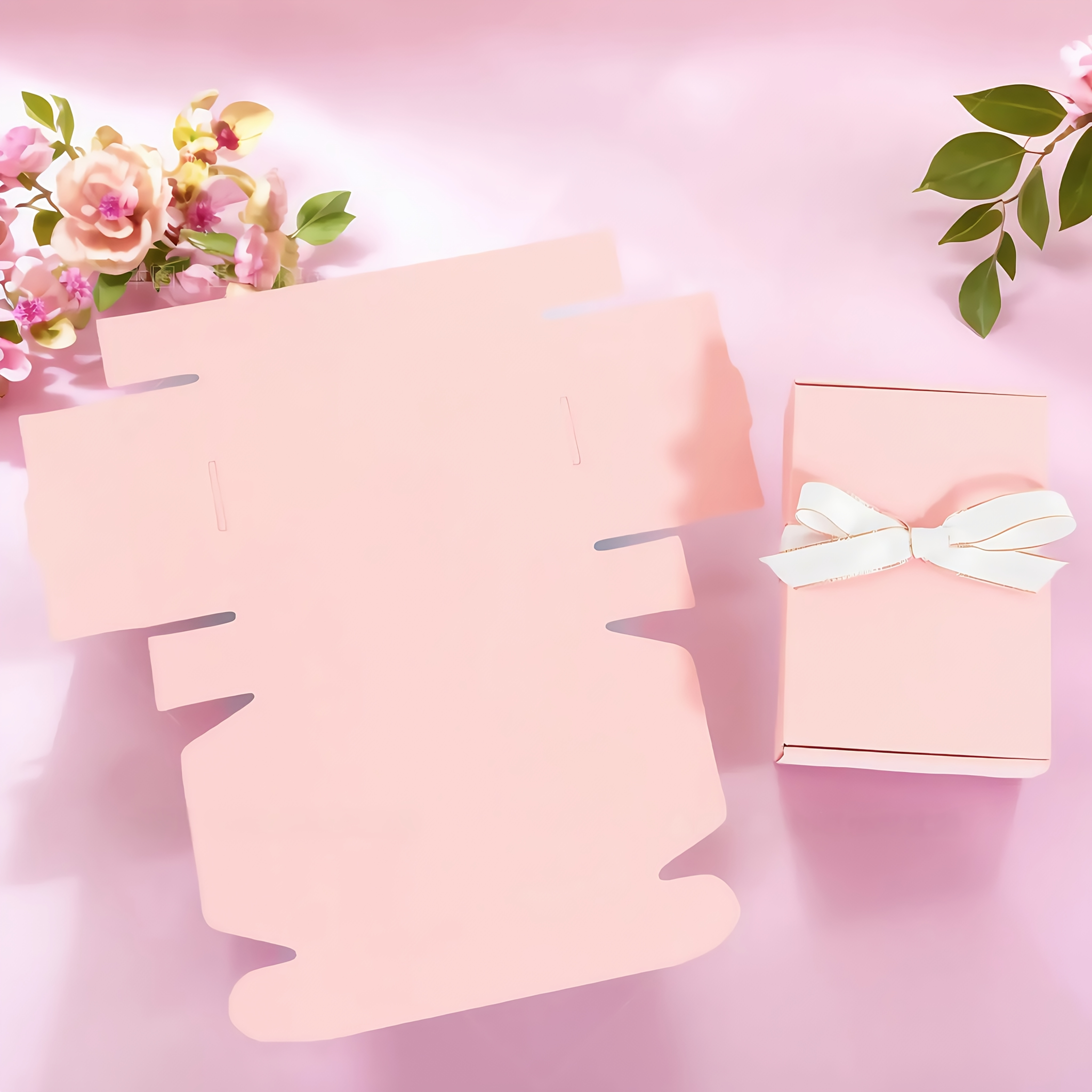 Set of 15 Beautiful Pink Gift Boxes with Ribbons